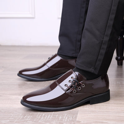 Men's Lace Up Leather Business Shoes