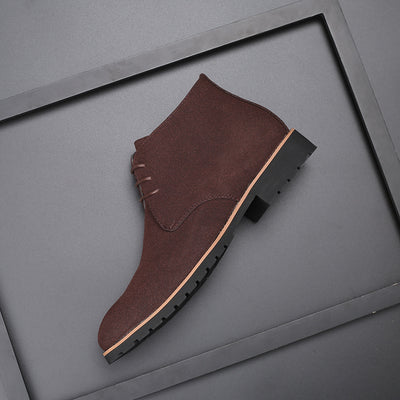 Men's Casual Heeled Dress Boots