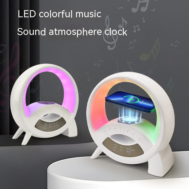 Night Lamp with LED Clock Display, and Charging Dock
