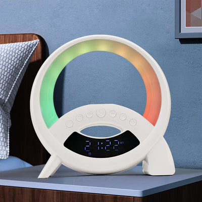 Night Lamp with LED Clock Display, and Charging Dock