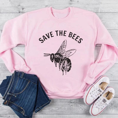 Women's Save the Bees Sweatshirt Pullover